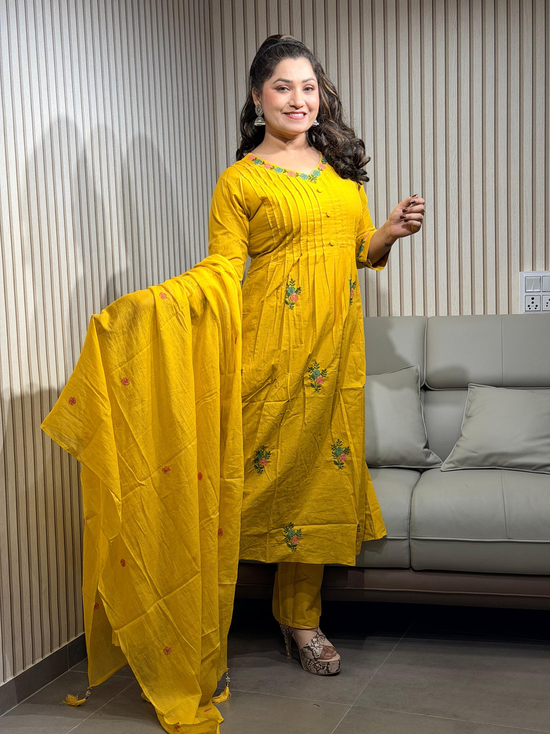 Sunflower three piece dress