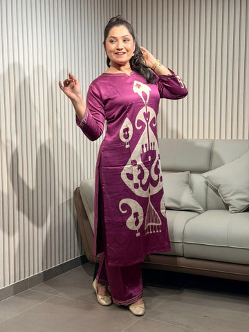 Shaandar print cordset