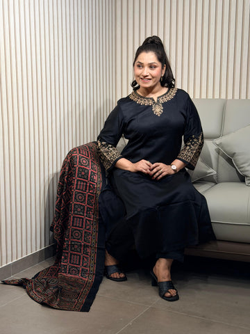 Gaji silk Designer dress