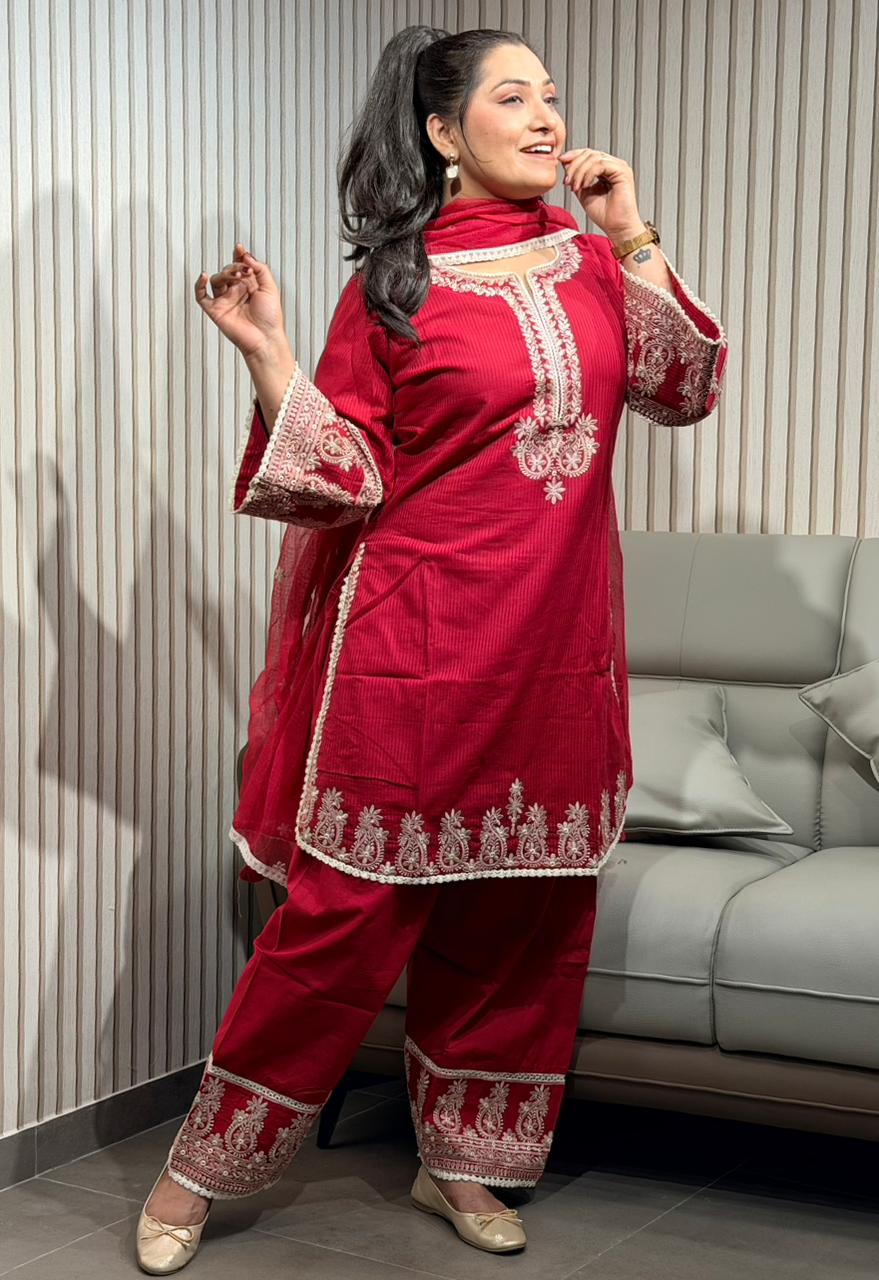 viral punjabi 3-piece suit