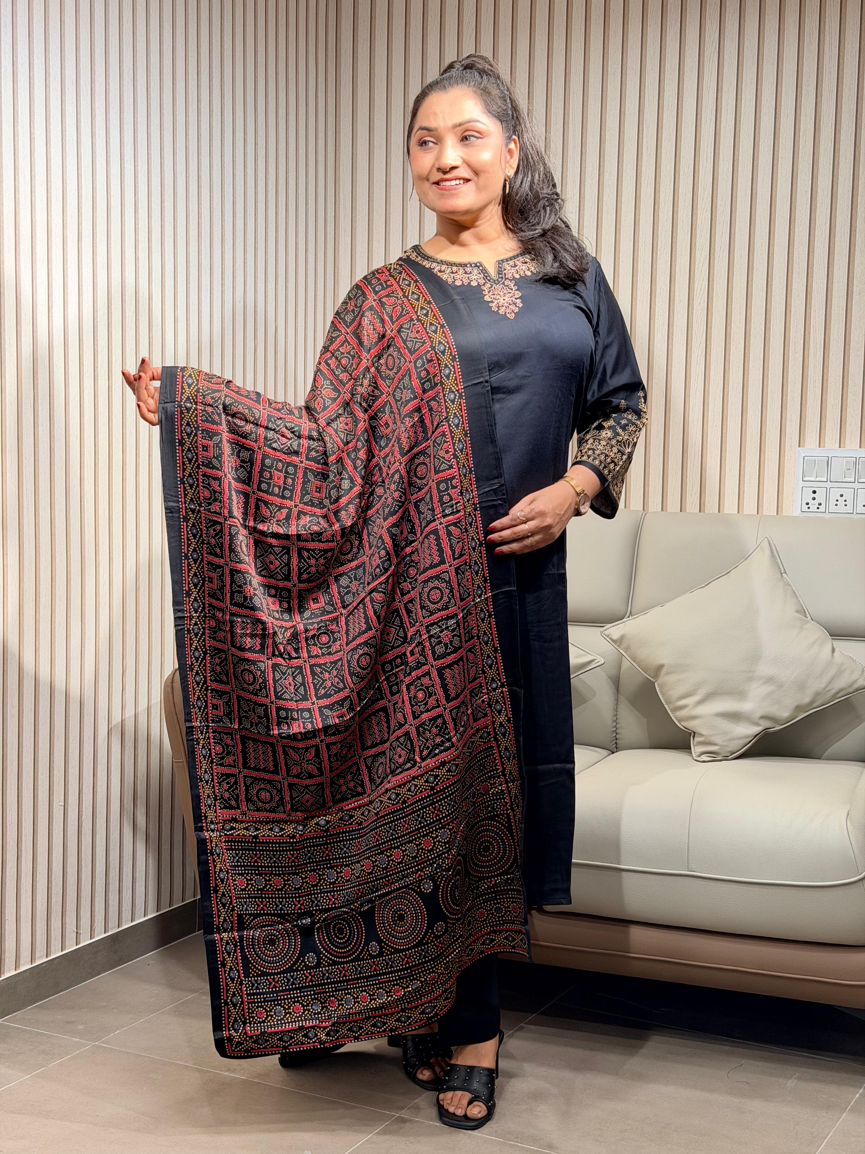 Gaji silk Designer dress