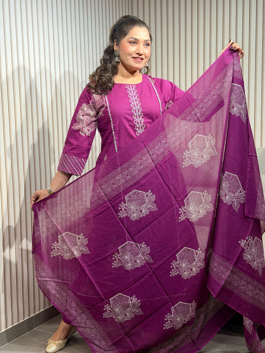 Purplish Mul dress