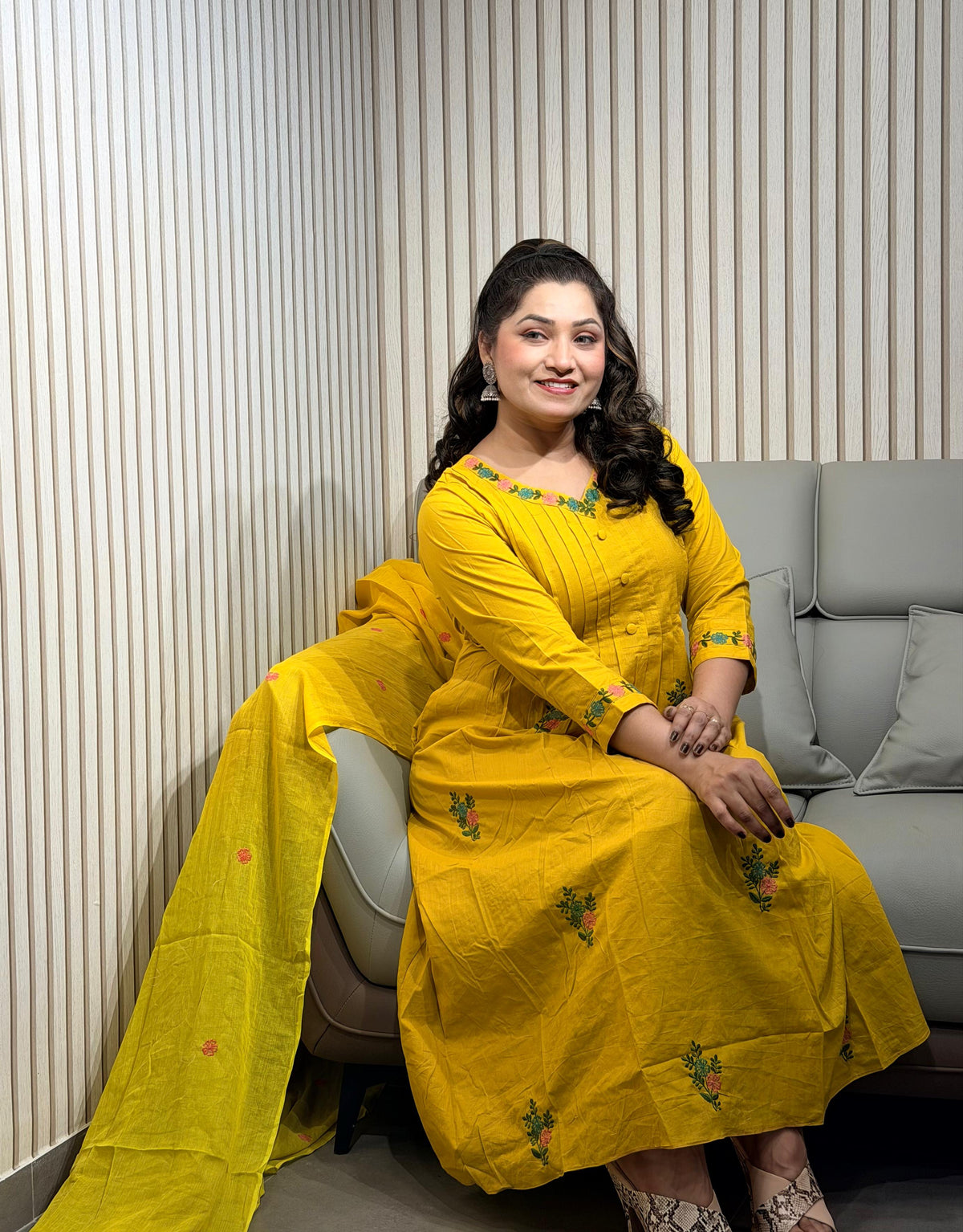 Mal Rani Floral Rani pink dress – Kamal Choice